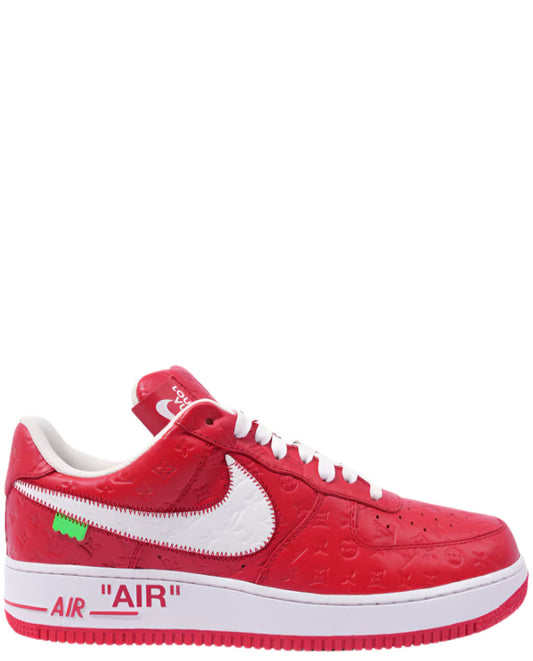 Nike x LV Air-Force 1 “Red & White”