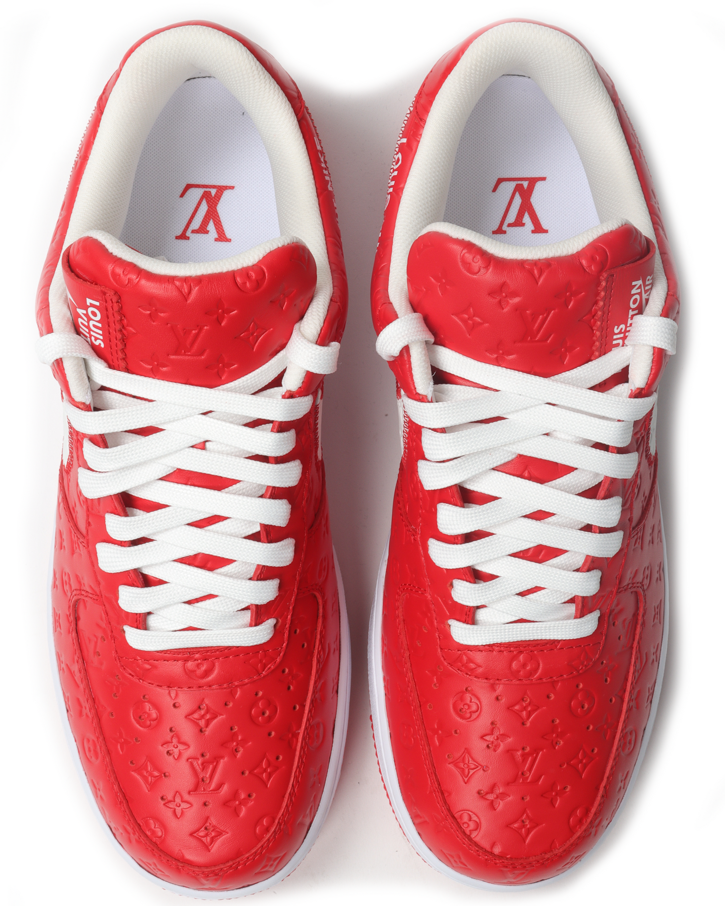 Nike x LV Air-Force 1 “Red & White”