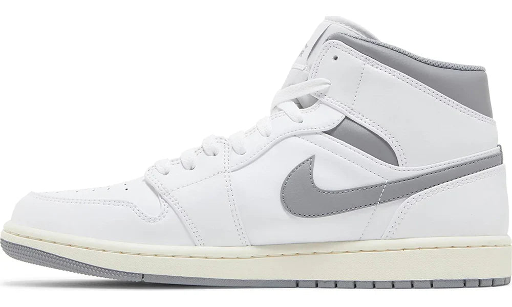 Air Jordan 1 Mid "White/Stealth Grey"