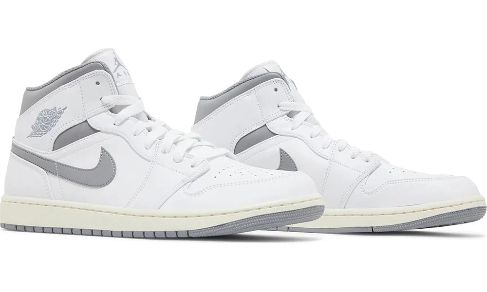 Air Jordan 1 Mid "White/Stealth Grey"